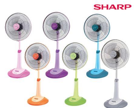 SHARP พัดลมปรับระดับ 16 นิ้ว